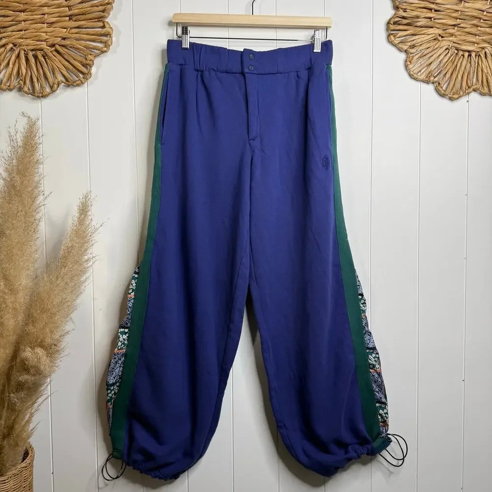 Free People wide-leg pants cotton trousers Movement activewear Small